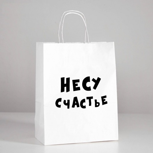 Подарочный пакет  Романтичная парочка  - 30 х 24 см. - UPAK LAND - купить с доставкой в Подольске