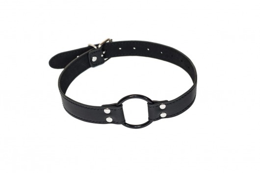 Черный кляп-кольцо Modesty - Lola Games - купить с доставкой в Подольске