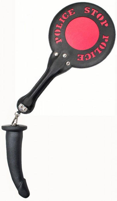 Шлёпалка  Полиция  с анальным плагом - LOVETOY (А-Полимер) - купить с доставкой в Подольске