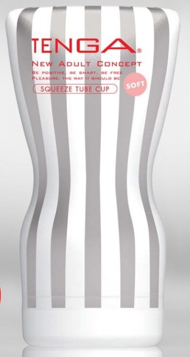 Мастурбатор TENGA Squeeze Tube Cup Soft - Tenga - в Подольске купить с доставкой
