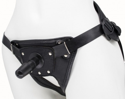 Черный пояс для насадок BEST CLASS STRAP - LOVETOY (А-Полимер) - купить с доставкой в Подольске