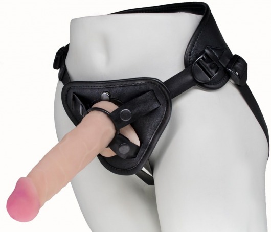 Пояс харнесс BEST UNI strap с 2 сменными насадками - 18,5 и 16 см. - LOVETOY (А-Полимер) - купить с доставкой в Подольске