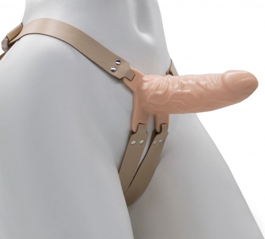 Телесный мужской парапротез MEN STYLE - 15 см. - LOVETOY (А-Полимер) - купить с доставкой в Подольске