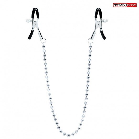 Оригинальные зажимы на соски с бусами - Notabu - купить с доставкой в Подольске