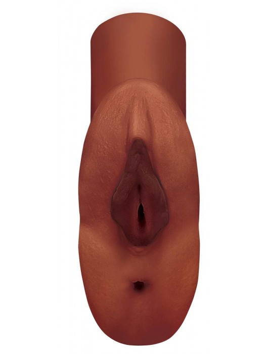 Коричневый мастурбатор Perfect Pussy Double Stroker - Pipedream - в Подольске купить с доставкой