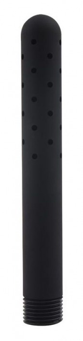 Черная насадка для анального душа ANAL DOUCHE - 15 см. - Dream Toys - купить с доставкой в Подольске
