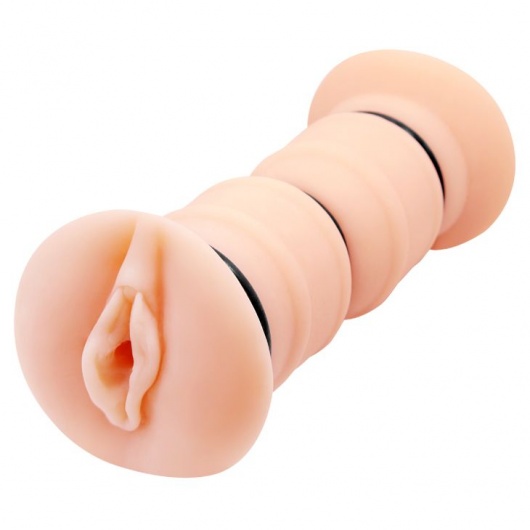 Телесный вибромастурбатор-вагина Michelle - Baile - в Подольске купить с доставкой