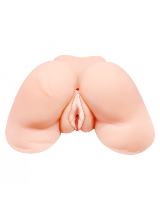 Телесная вибровагина Julie с 2 рабочими отверстиями - Baile - в Подольске купить с доставкой