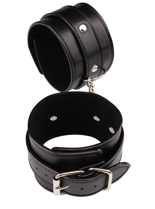 Черные оковы Classic Ankle Cuffs - Chisa - купить с доставкой в Подольске