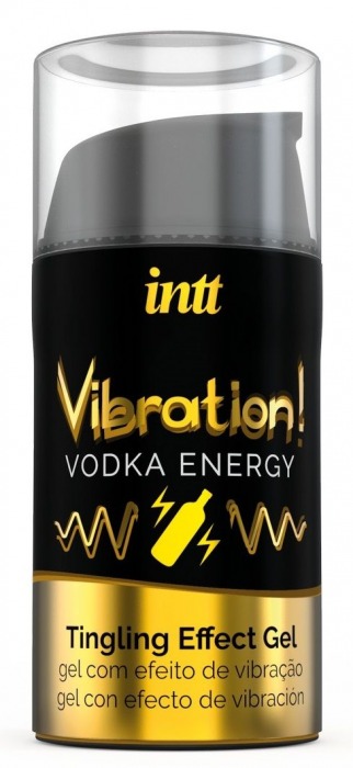 Жидкий интимный гель с эффектом вибрации Vibration! Vodka Energy - 15 мл. - INTT - купить с доставкой в Подольске