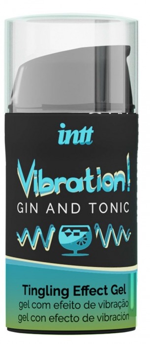 Жидкий интимный гель с эффектом вибрации Vibration! Gin   Tonic - 15 мл. - INTT - купить с доставкой в Подольске