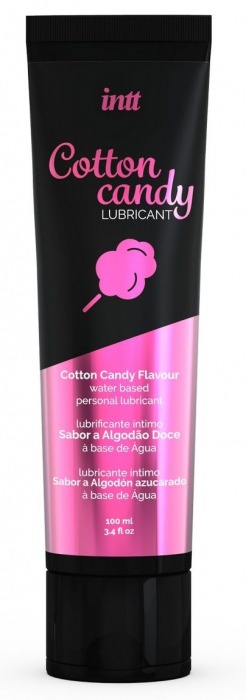 Интимный гель на водной основе Cotton Candy Lubricant - 100 мл. - INTT - купить с доставкой в Подольске