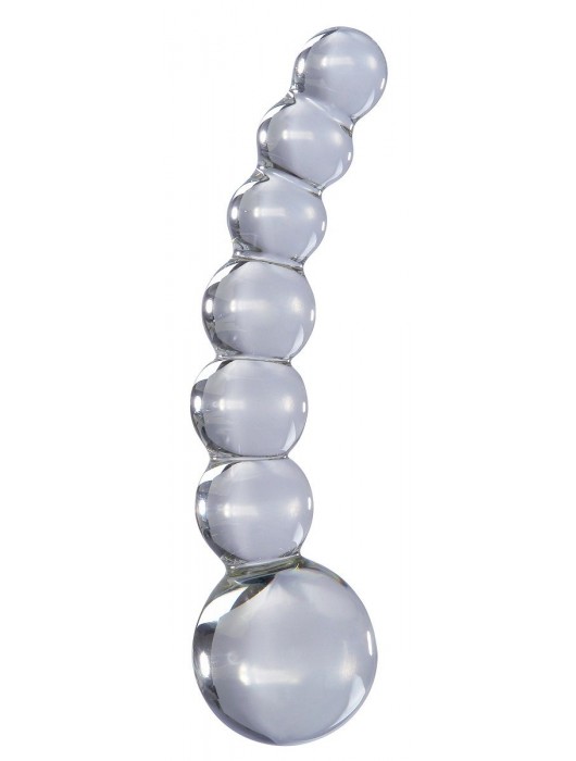 Прозрачный стеклянный стимулятор Icicles №66 - 12 см. - Pipedream