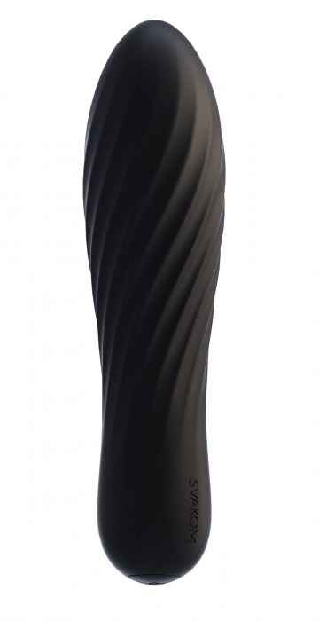 Черная вибропуля Tulip - 10,6 см. - Svakom