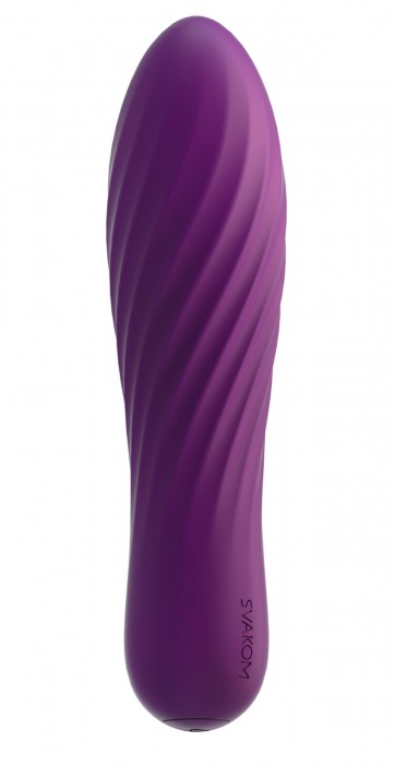 Фиолетовая вибропуля Tulip - 10,6 см. - Svakom