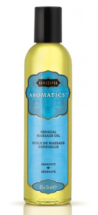 Массажное масло с травяным ароматом Serenity - 236 мл. - Kama Sutra - купить с доставкой в Подольске