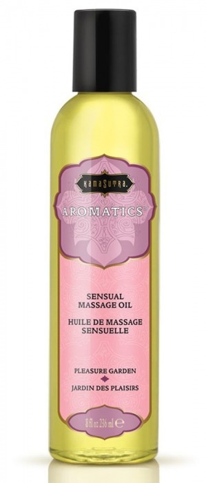 Массажное масло с цветочным ароматом Pleasure Garden - 236 мл. - Kama Sutra - купить с доставкой в Подольске