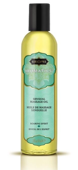 Массажное масло с освежающим цитрусовым ароматом Soaring Spirit - 59 мл. - Kama Sutra - купить с доставкой в Подольске