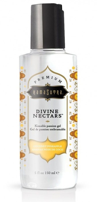 Гель-лубрикант на водной основе Divine Nectars Vanilla с ароматом ванили - 150 мл. - Kama Sutra - купить с доставкой в Подольске
