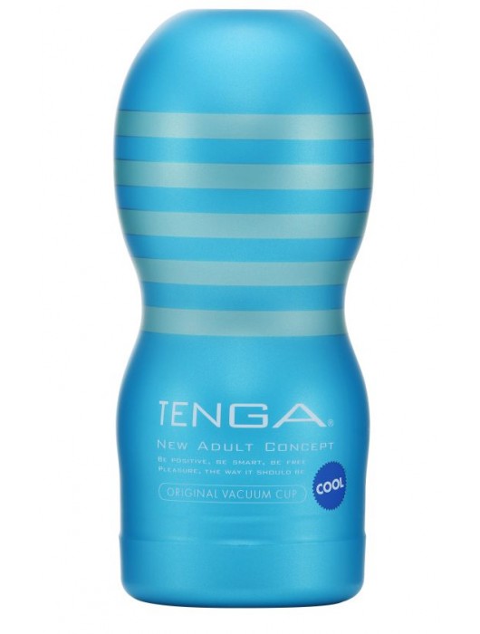 Мастурбатор с охлаждающей смазкой TENGA Original Vacuum Cup Cool - Tenga - в Подольске купить с доставкой