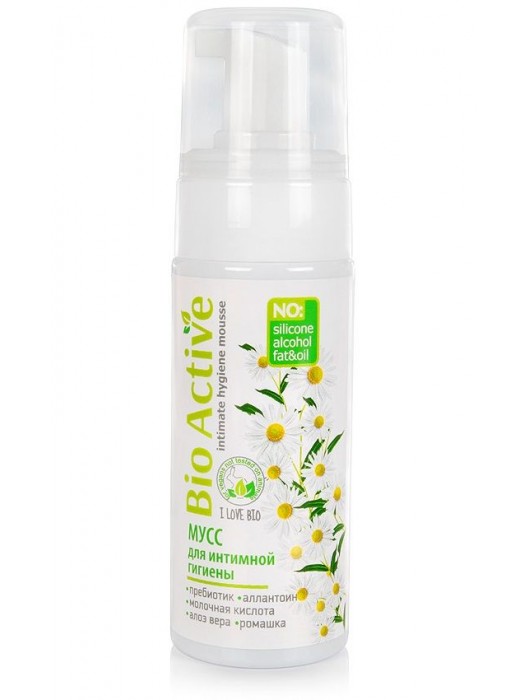 Мусс для интимной гигиены Bio Active - 150 мл. - Биоритм - купить с доставкой в Подольске