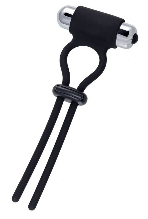 Черное эрекционное лассо на пенис Jat - A-toys - в Подольске купить с доставкой