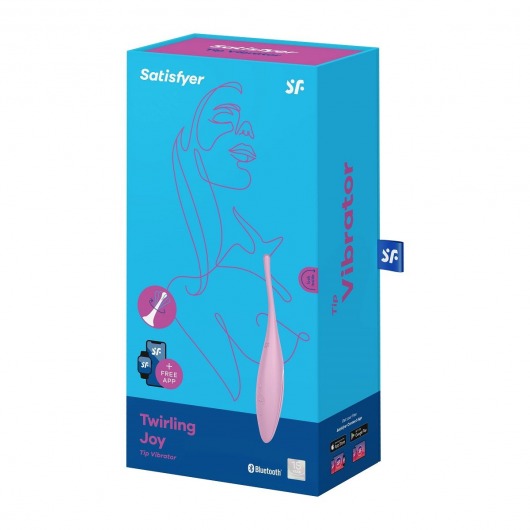 Нежно-розовый точечный стимулятор Twirling Joy - Satisfyer