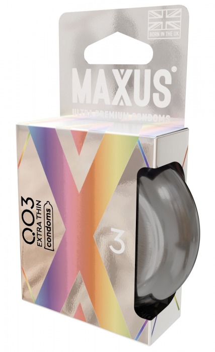 Экстремально тонкие презервативы в железном кейсе MAXUS Extreme Thin - 3 шт. - Maxus - купить с доставкой в Подольске