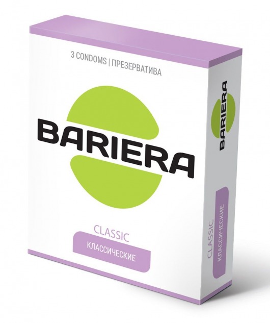 Классические презервативы Bariera Classic - 3 шт. - Bariera - купить с доставкой в Подольске