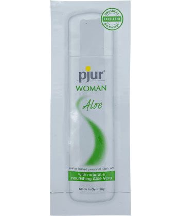 Лубрикант на водной основе pjur WOMAN Aloe - 2 мл. - Pjur - купить с доставкой в Подольске
