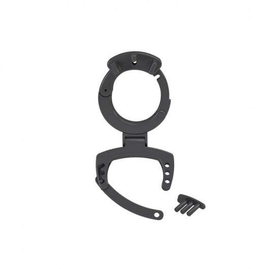 Кольцо с зажимом для мошонки для пояса верности Pubic Enemy - MyStim - купить с доставкой в Подольске
