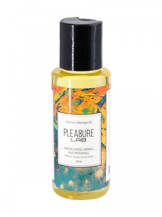 Массажное масло Pleasure Lab Hypnotic с ароматом сандала, нероли и пачули - 50 мл. - Pleasure Lab - купить с доставкой в Подольске