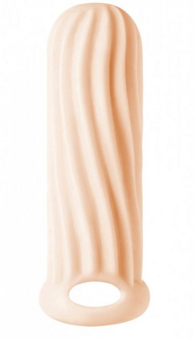 Телесный фаллоудлинитель Homme Wide - 13 см. - Lola Games - в Подольске купить с доставкой