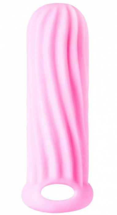 Розовый фаллоудлинитель Homme Wide - 13 см. - Lola Games - в Подольске купить с доставкой