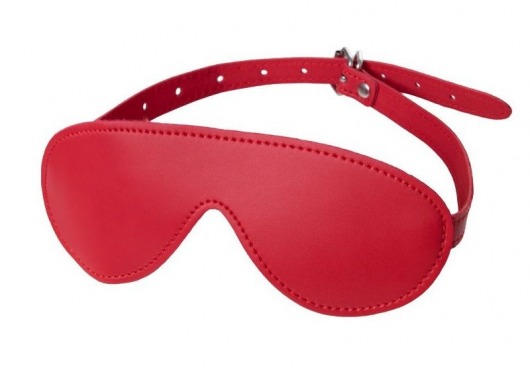 Красная маска Anonymo из искусственной кожи - ToyFa - купить с доставкой в Подольске