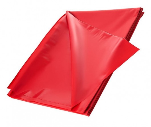 Красная простыня для секса из ПВХ - 220 х 200 см. - ToyFa - купить с доставкой в Подольске