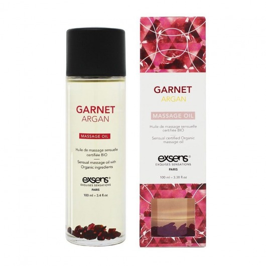 Органическое массажное масло GARNET ARGAN - 100 мл. - Exsens - купить с доставкой в Подольске