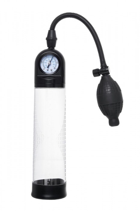 Прозрачная механическая помпа Roald с манометром - Sexus - в Подольске купить с доставкой