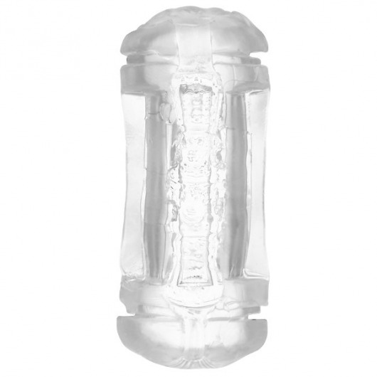 Прозрачный двусторонний мастурбатор Sophia - вагина и анус - Dream Toys - в Подольске купить с доставкой