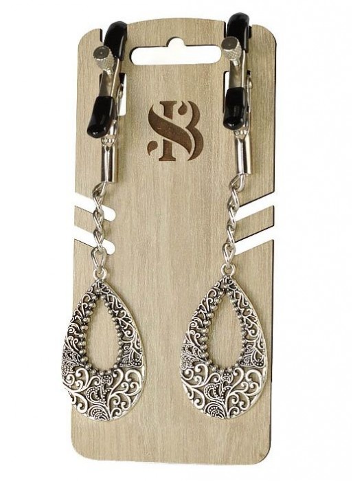 Изысканные зажимы на соски с подвесками  Шахерезада - Sitabella - купить с доставкой в Подольске