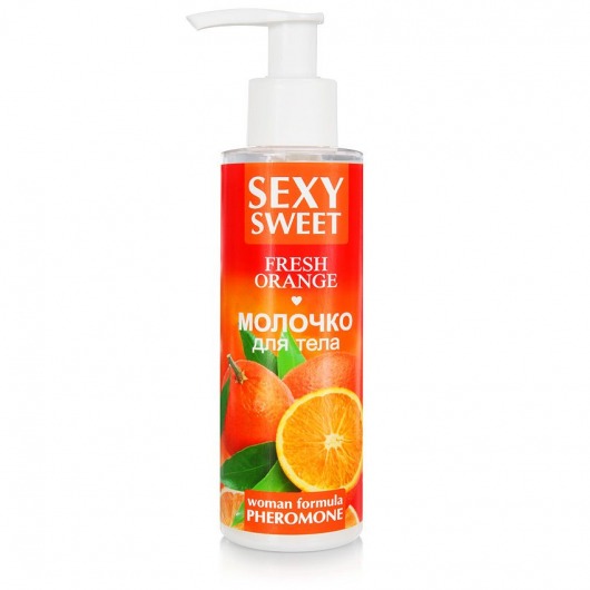 Молочко для тела с феромонами и ароматом апельсина Sexy Sweet Fresh Orange - 150 гр. -  - Магазин феромонов в Подольске