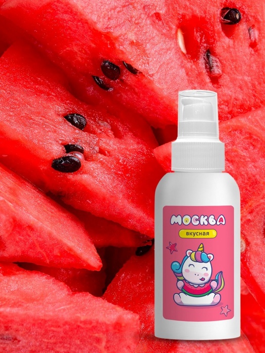 Универсальная смазка с ароматом арбуза  Москва Вкусная  - 100 мл. - Москва - купить с доставкой в Подольске