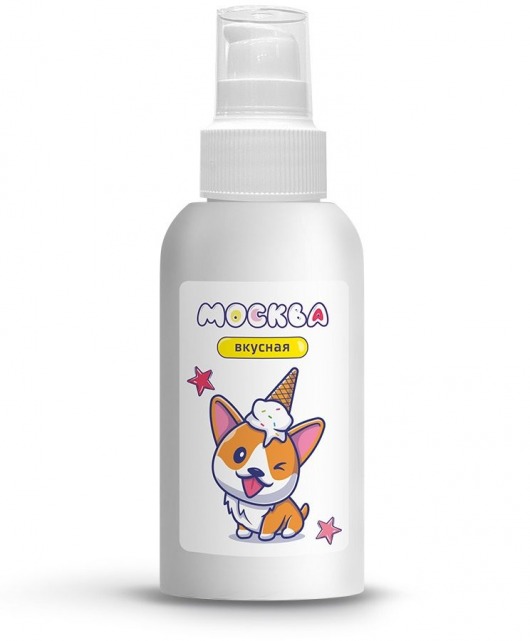 Универсальная смазка с ароматом пломбира  Москва Вкусная  - 100 мл. - Москва - купить с доставкой в Подольске