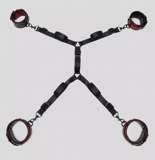 Изысканный набор фиксаций на кровати Reversible Under Mattress Restraint Set - Fifty Shades of Grey - купить с доставкой в Подольске