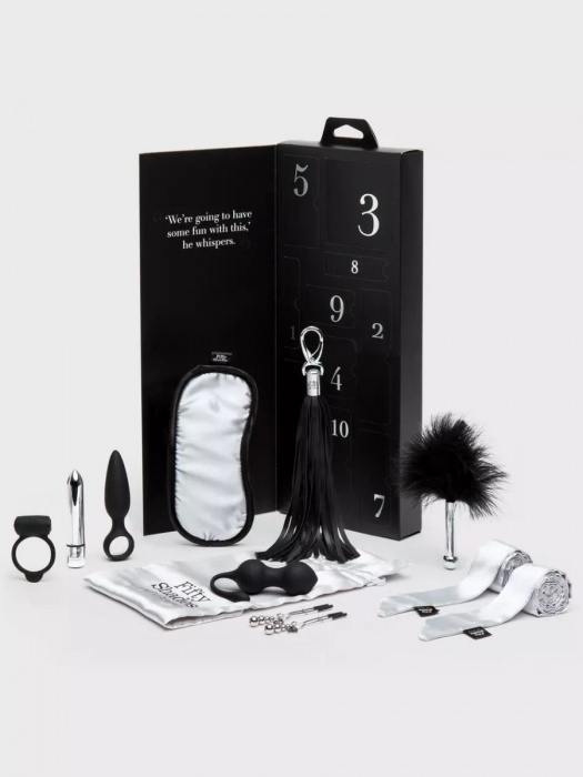 Эротический набор Pleasure Overload 10 Days of Play Gift Set - Fifty Shades of Grey - купить с доставкой в Подольске
