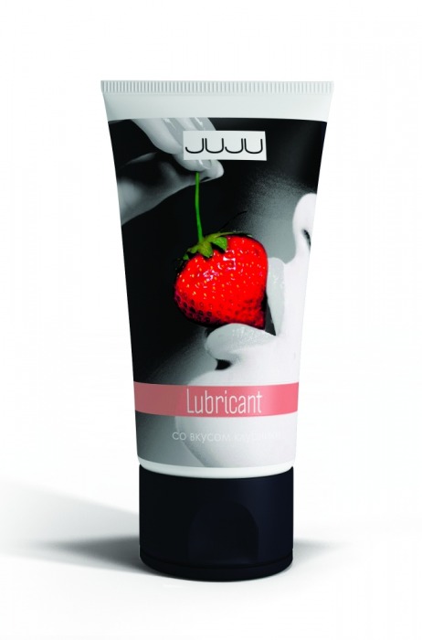 Съедобный лубрикант JUJU со вкусом клубники - 50 мл. - JuJu - купить с доставкой в Подольске