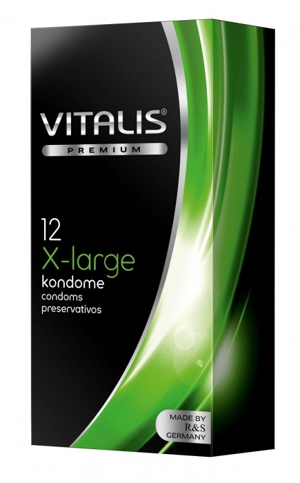 Презервативы увеличенного размера VITALIS PREMIUM x-large - 12 шт. - Vitalis - купить с доставкой в Подольске