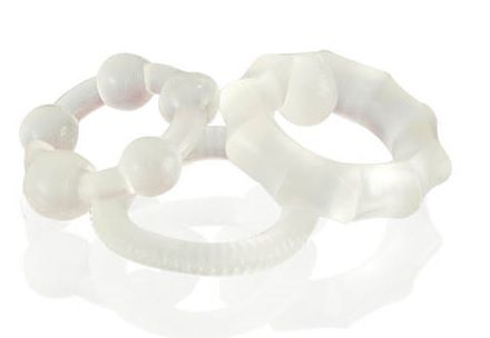 Набор из 3 прозрачных эластичных эрекционных колец - Sitabella - в Подольске купить с доставкой