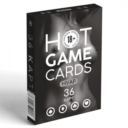 Игральные карты HOT GAME CARDS НУАР - 36 шт. - Сима-Ленд - купить с доставкой в Подольске