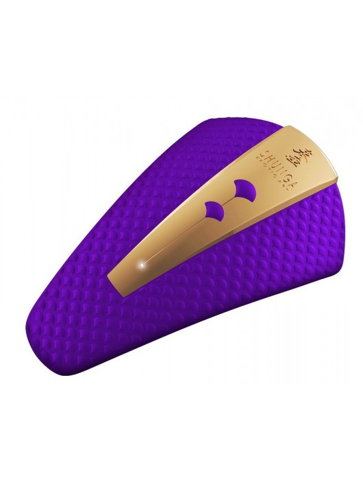 Фиолетовый клиторальный вибростимулятор OBI - Shunga